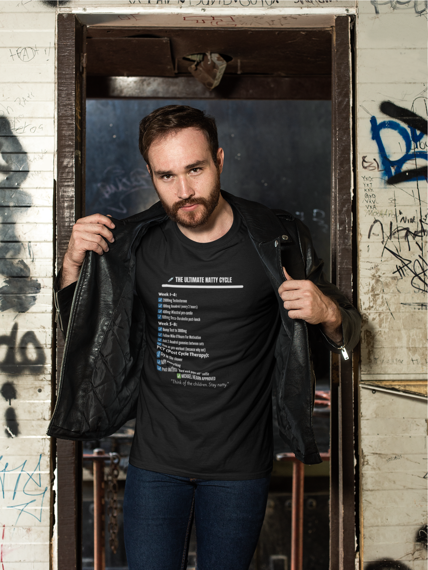 Funny "Natty Cycle" T-Shirt | Unisex Fitness & Gym Humor Tee