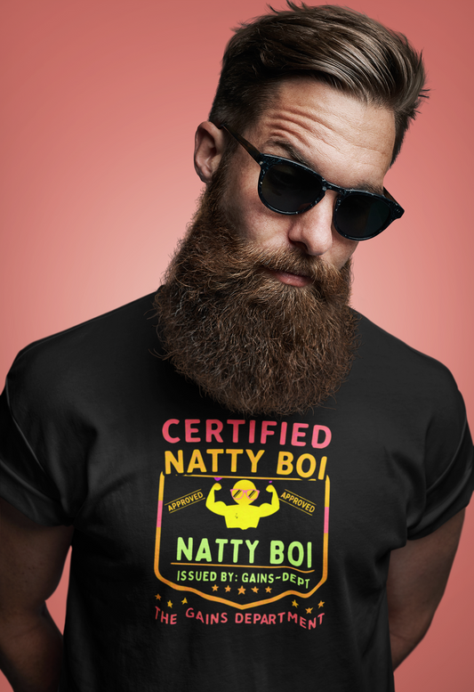 Funny Gym Certified Natty Boi Tee - Unisex Jersey Short Sleeve T-Shirt