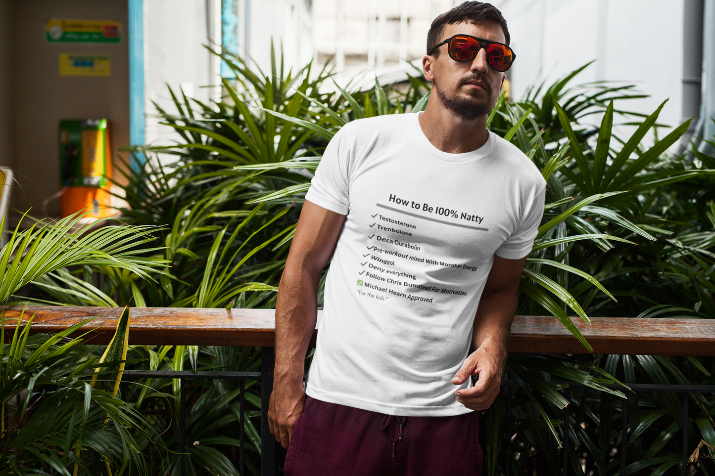 How to Be 100% Natty Unisex Tee - Motivational Gym Shirt