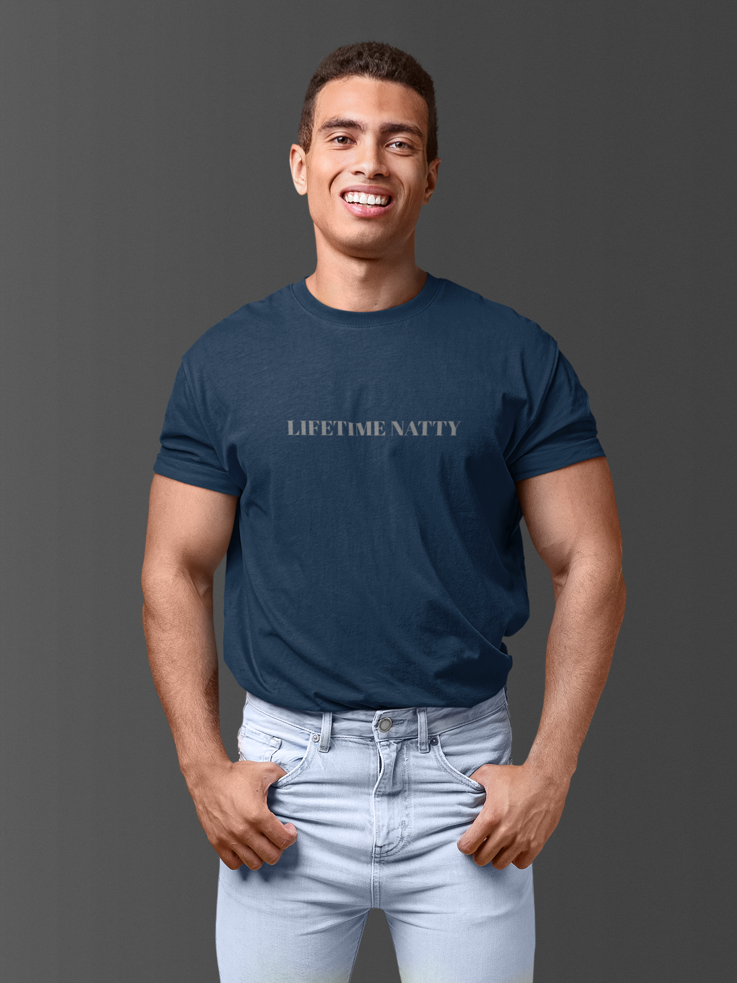 Embroidered Lifetime Nitty Minimalist Graphic Tee