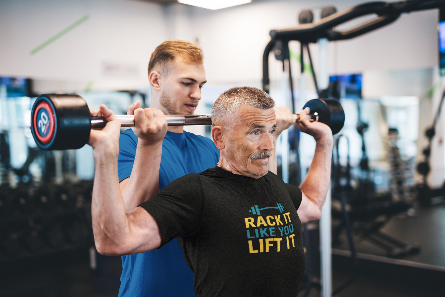Rack It Like You Lift It T-Shirt | Funny Gym Apparel & Workout Motivation Gift