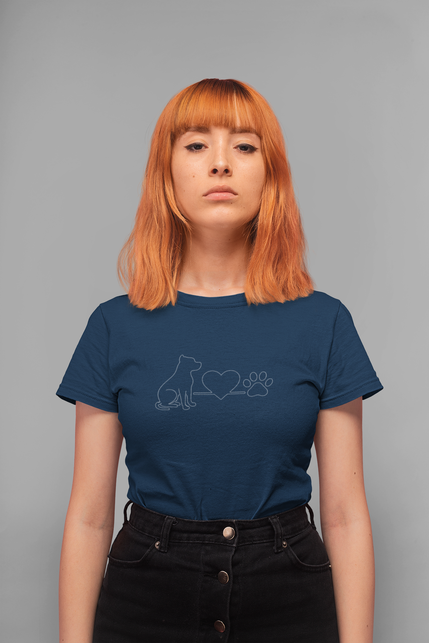 Pit Bull Dog Lover Boyfriend Tee | Women's Graphic Animal Shirt & Pet Parent Gift