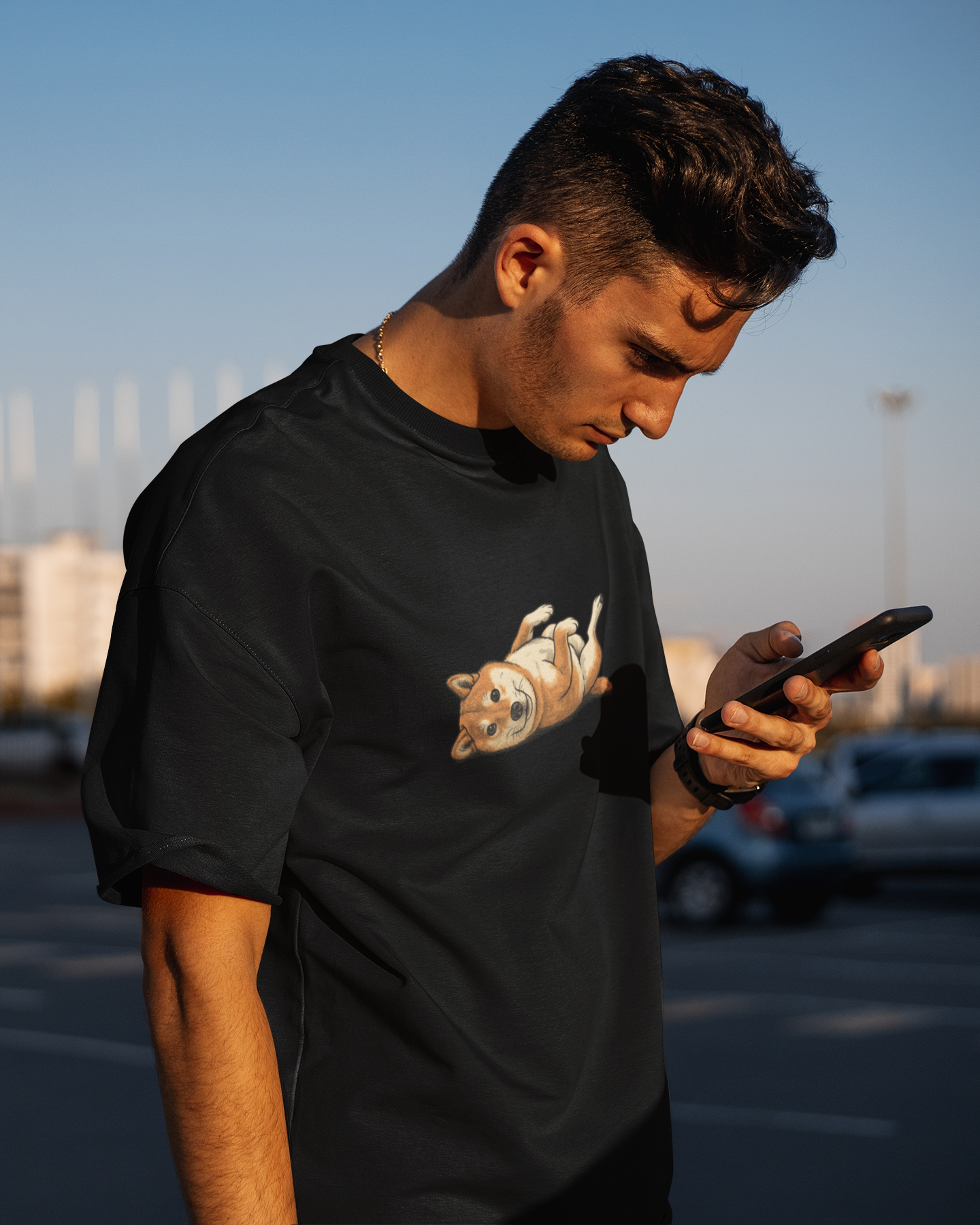 Playful Shiba Inu T-Shirt | Cute Dog Lover Gift | Funny Kawaii Pet Owner Apparel | Unisex Shiba Inu Mom/Dad Tee