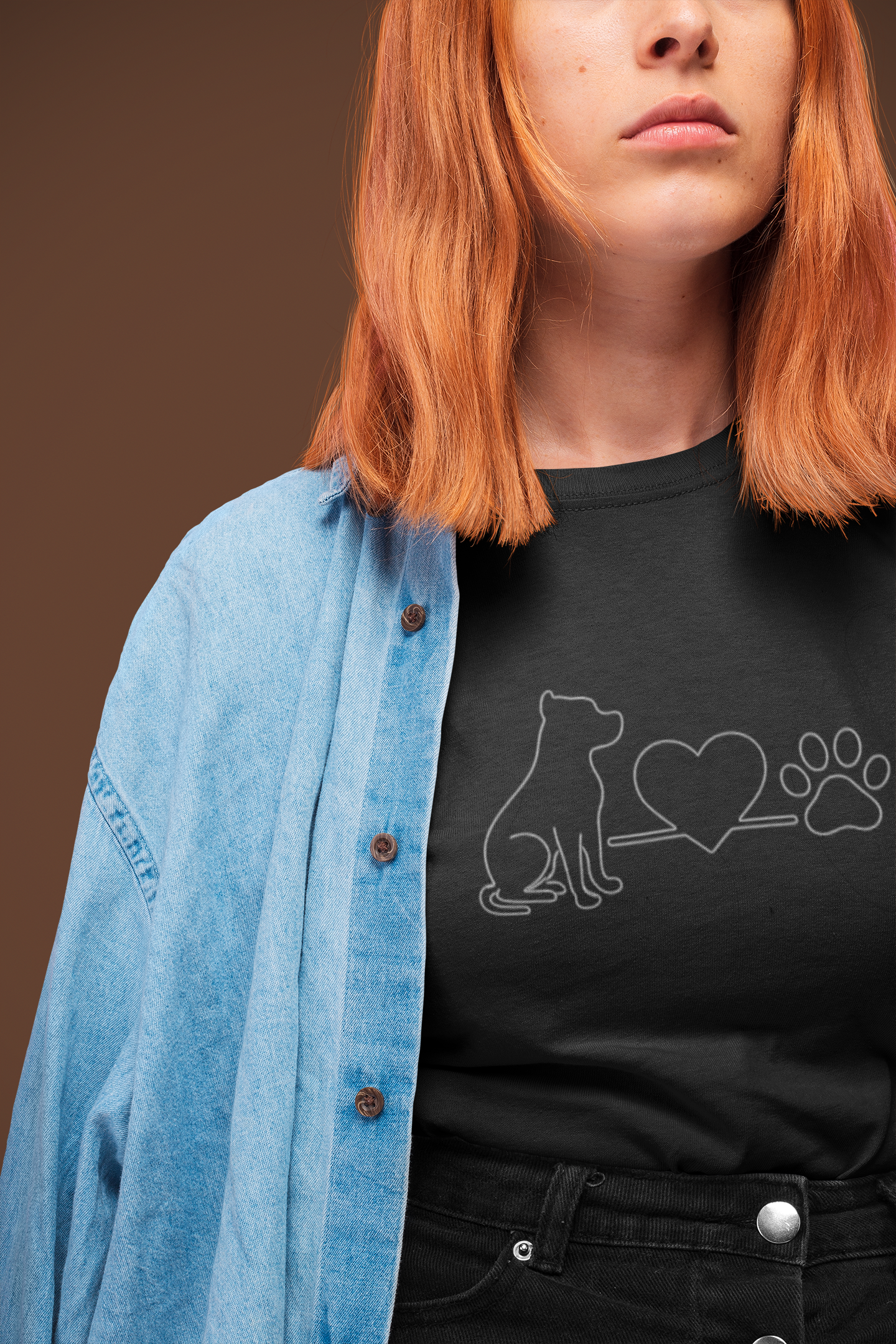 Pit Bull Dog Lover Boyfriend Tee | Women's Graphic Animal Shirt & Pet Parent Gift