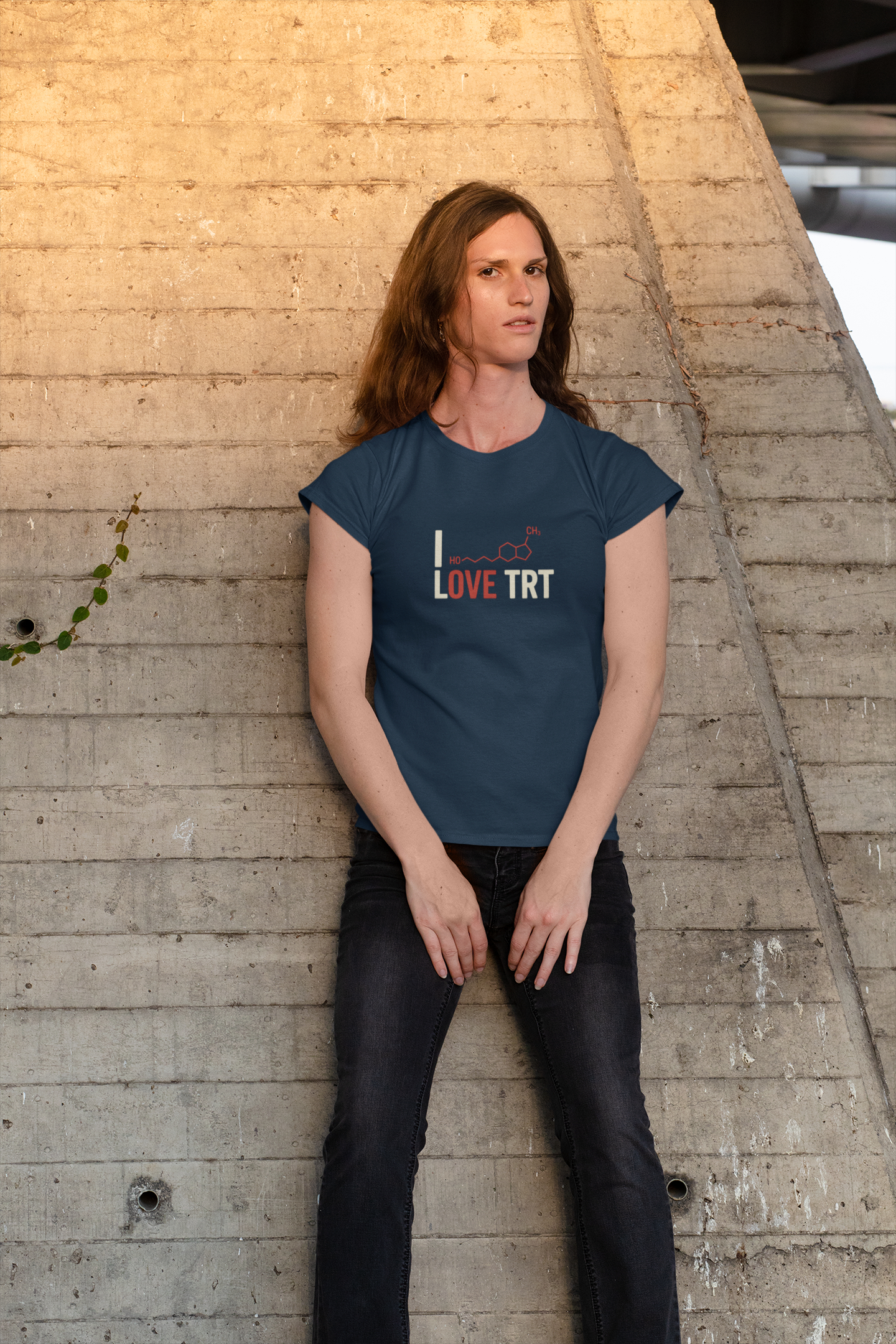I Love TRT Unisex Heavy Cotton T-Shirt | Bodybuilding & Science Gift