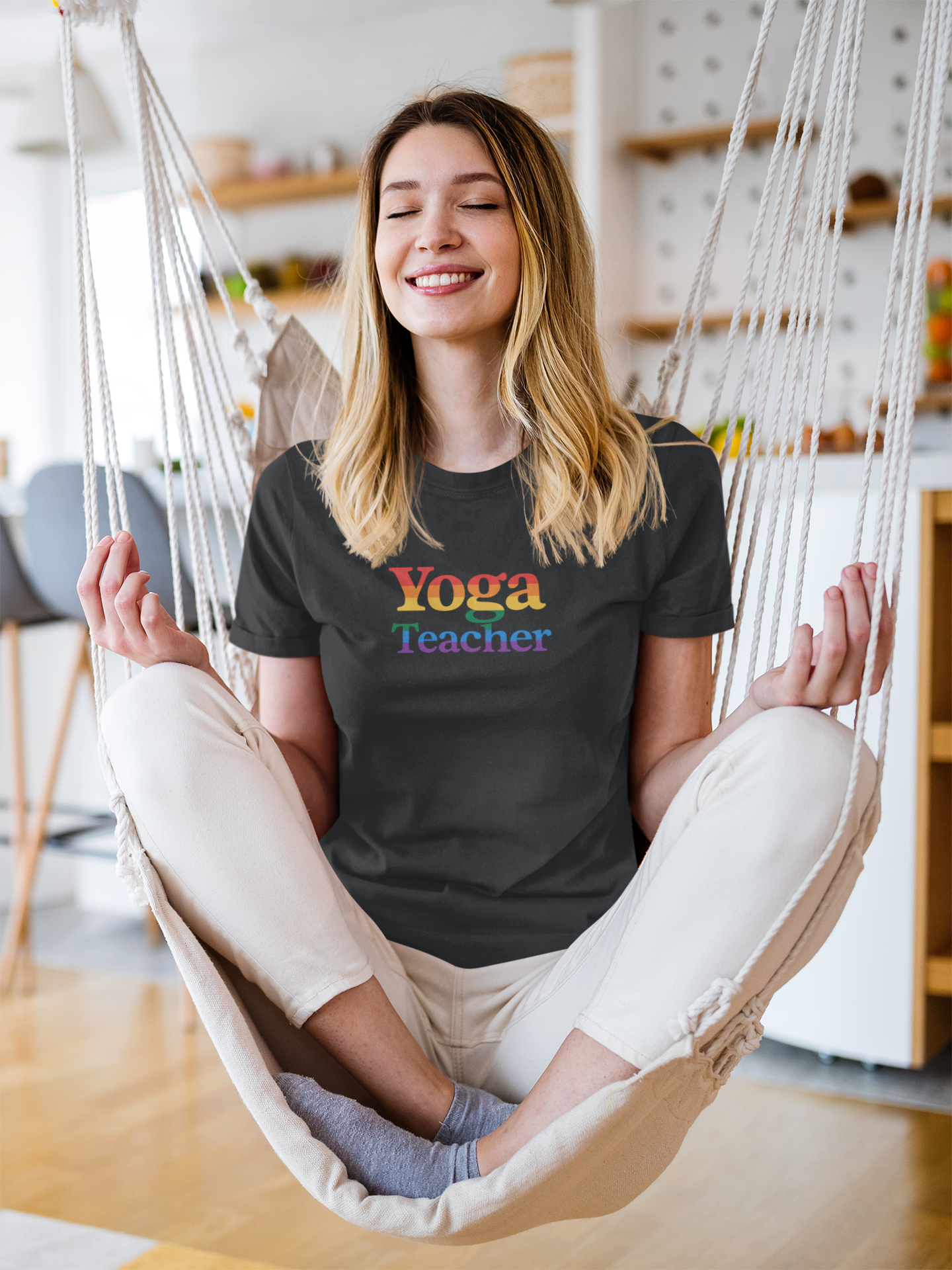 Pride LGBTQ Yoga Teacher Tee: Unisex Yoga Instructor Gift