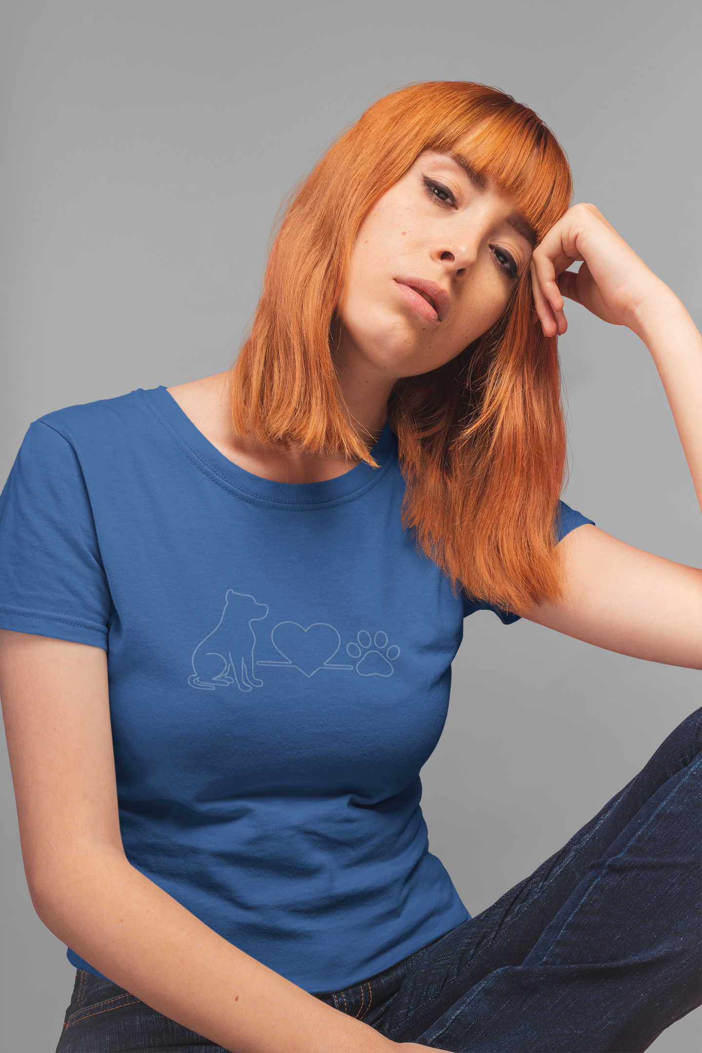 Pit Bull Dog Lover Boyfriend Tee | Women's Graphic Animal Shirt & Pet Parent Gift
