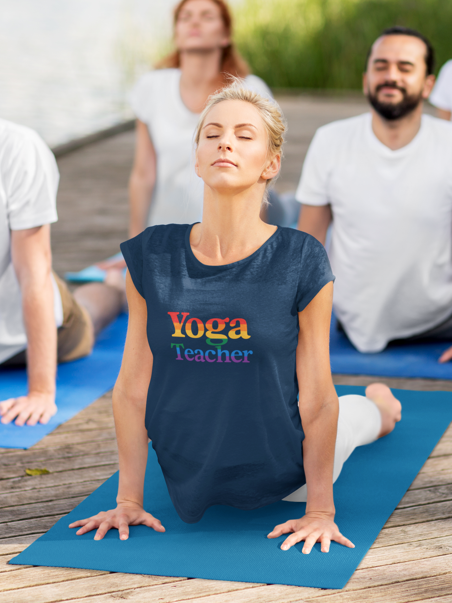 Pride LGBTQ Yoga Teacher Tee: Unisex Yoga Instructor Gift