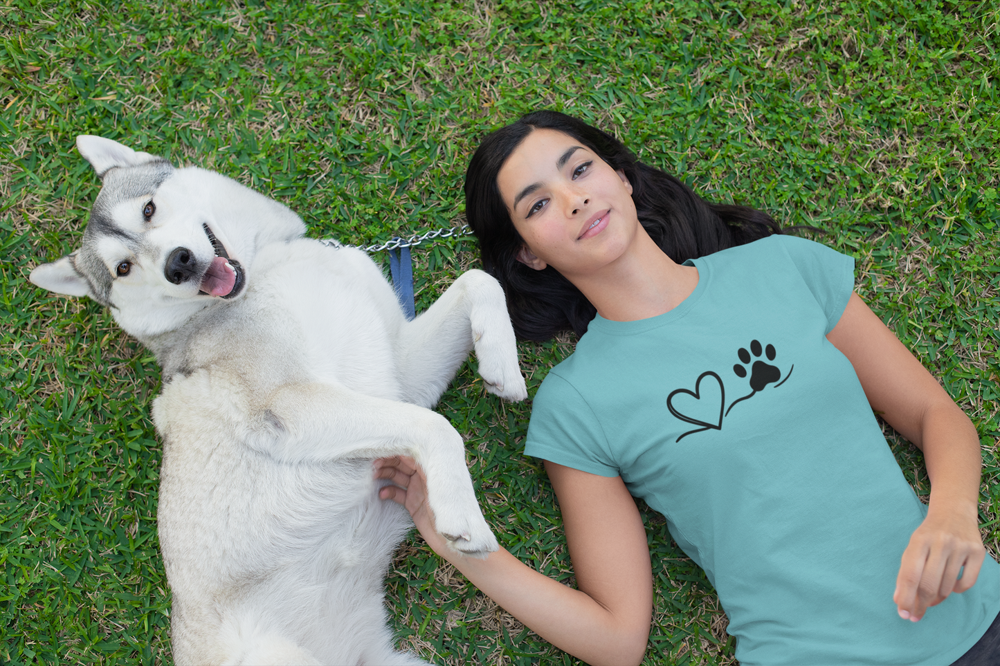 Pet Lover Heart T-Shirt | Unisex Dog Adoption Tee & Pet Owner Gift