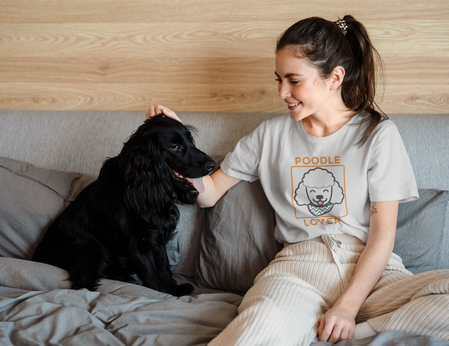 Poodle Lover T-Shirt | Funny Dog Owner Gift & Pet Parent Tee