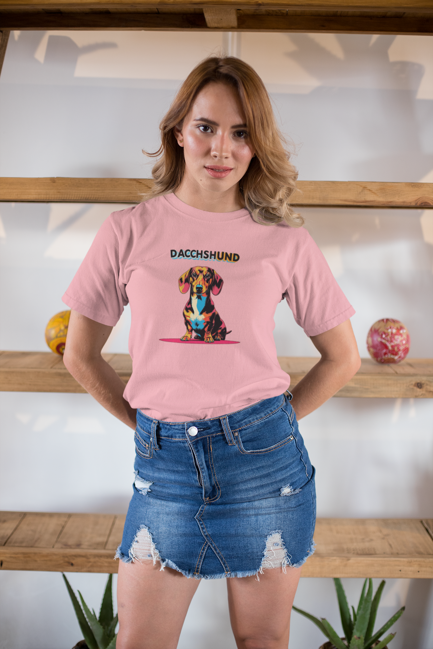 Colorful Dachshund T-Shirt | Unisex Dog Lover Gift & Pet Owner Tee