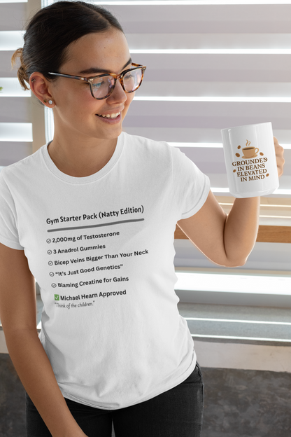 Gym Starter Pack Natty Edition Funny T-Shirt | Unisex Fitness Humor Tee