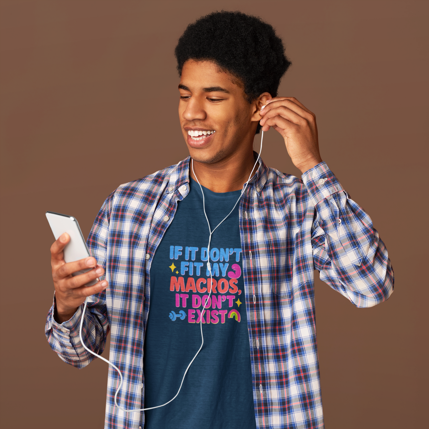 Funny Macro T-Shirt | "Macro Fit" Unisex Fitness & Food Lover Tee