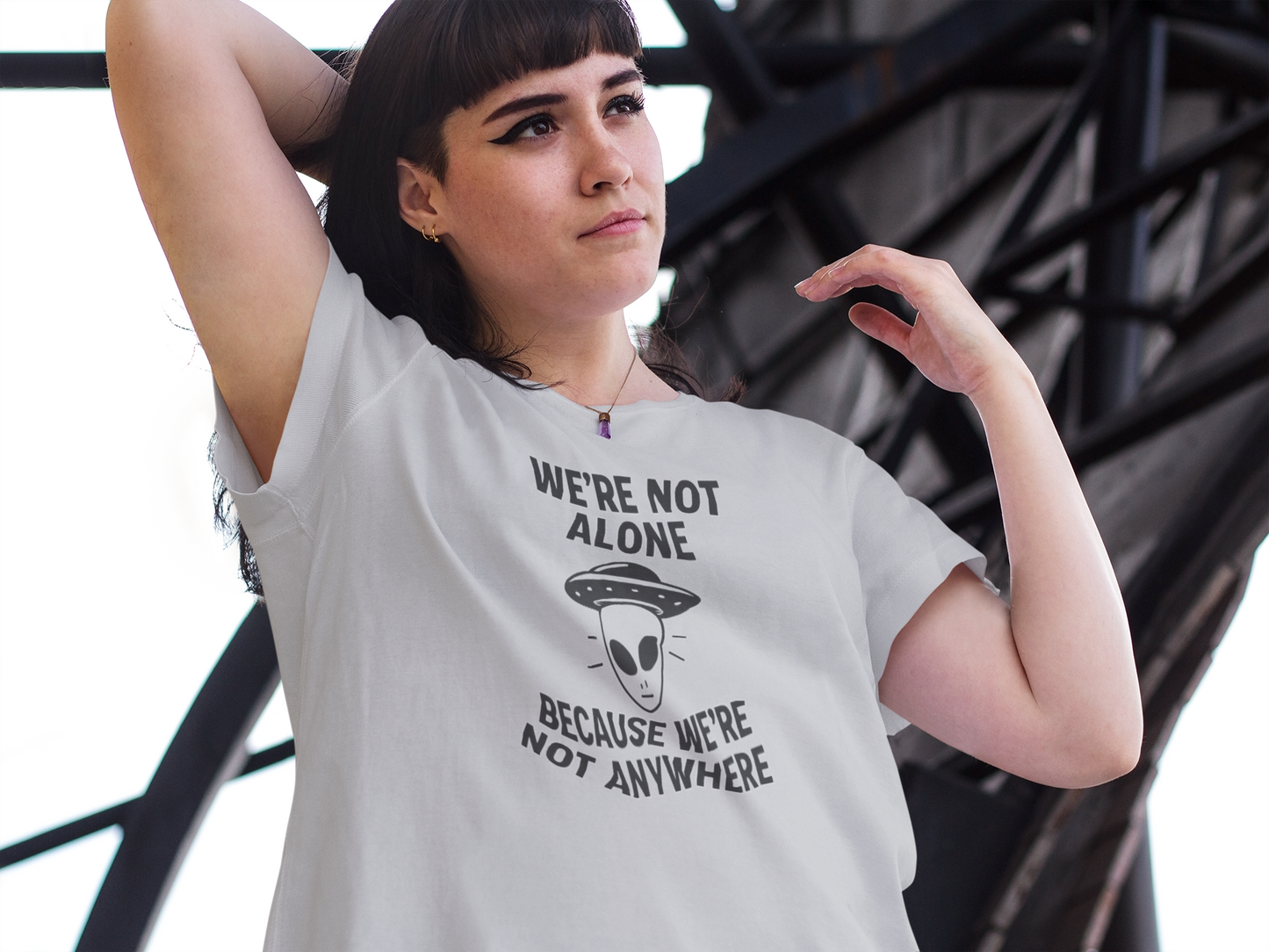 Funny Alien Quote T-Shirt | Unisex Sci-Fi Lover &amp; UFO Tee