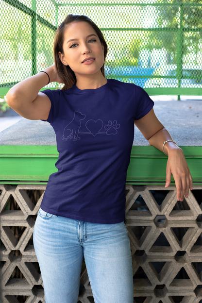Pitbull Dog Lover T-Shirt | Unisex Pet Owner Gift & Dog Mom/Dad Tee