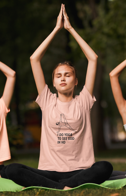 Yoga Humor T-Shirt Funny Yoga Graphic Tee