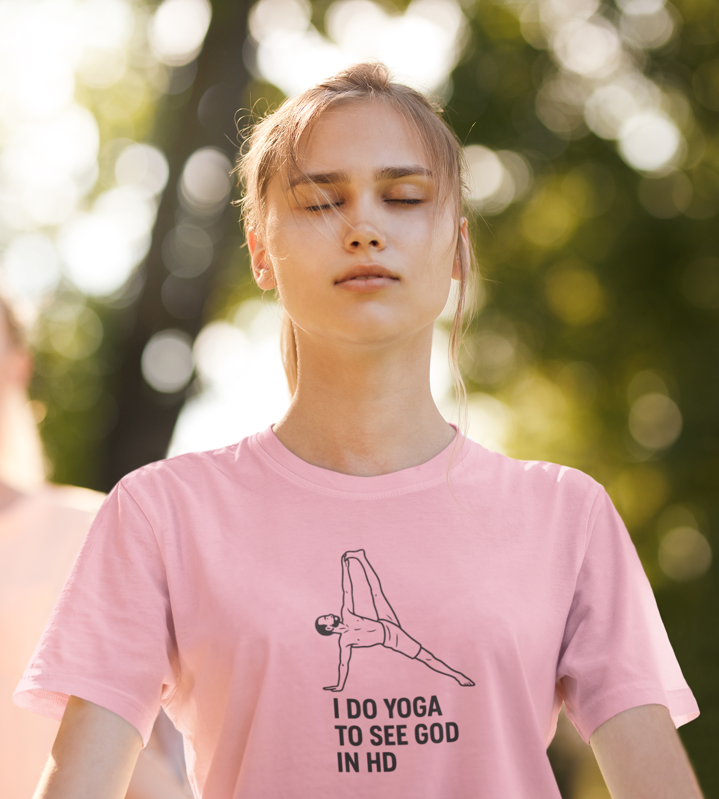 Yoga Humor T-Shirt Funny Yoga Graphic Tee