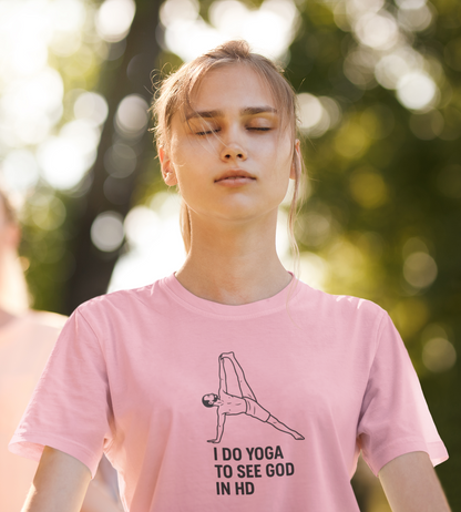 Yoga Humor T-Shirt Funny Yoga Graphic Tee