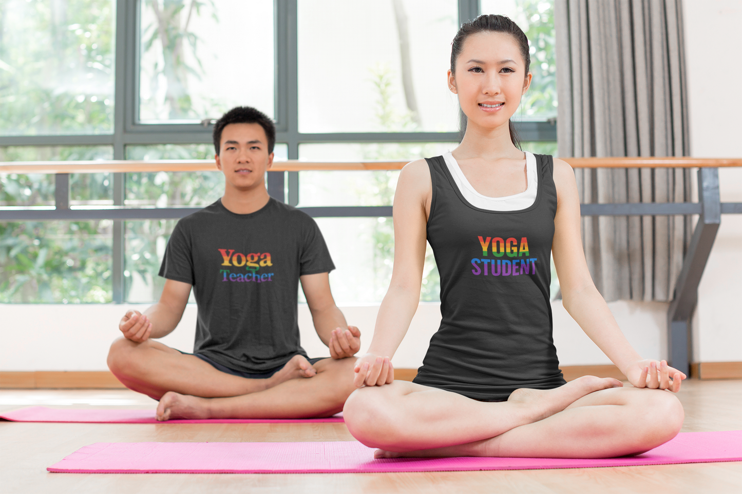 Pride LGBTQ Yoga Teacher Tee: Unisex Yoga Instructor Gift