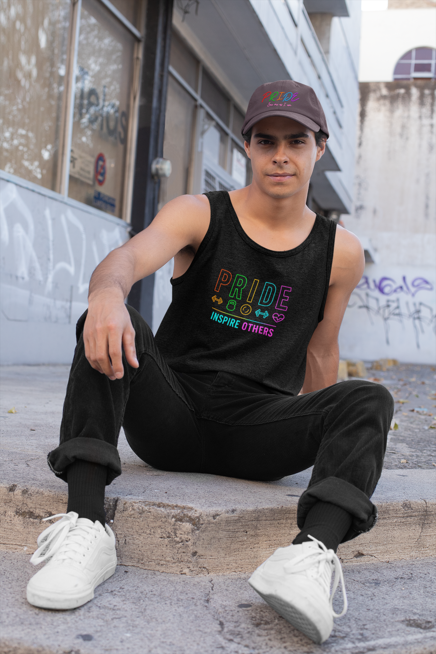 Pride Inspire Others Tank Top | Unisex LGBTQ+ Apparel & Festival Wear