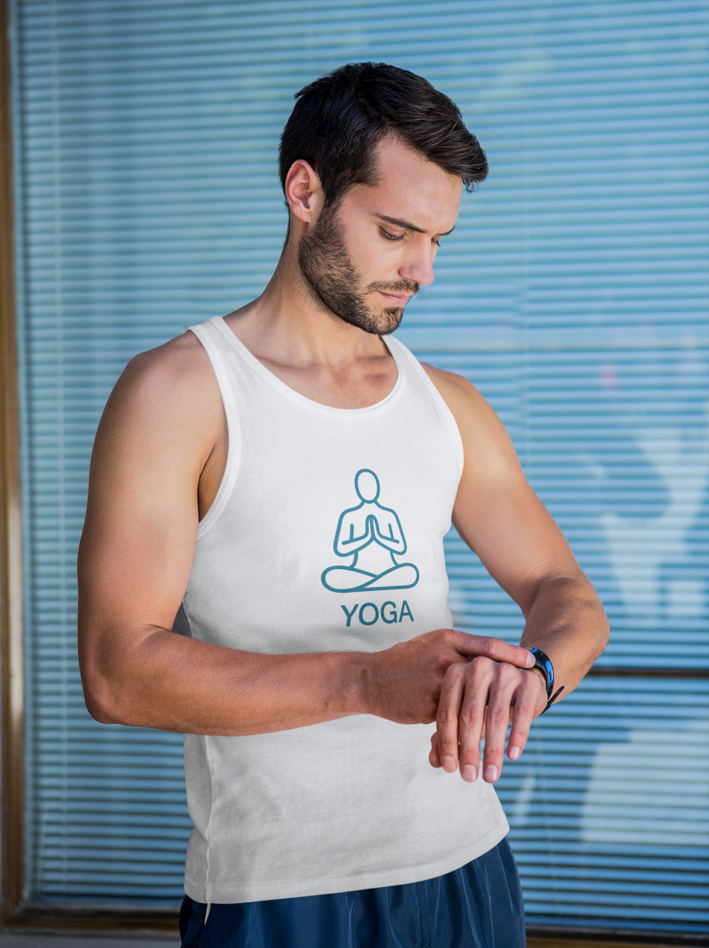 Yoga & Meditation Unisex Tank Top: Comfortable Workout & Fitness Tee