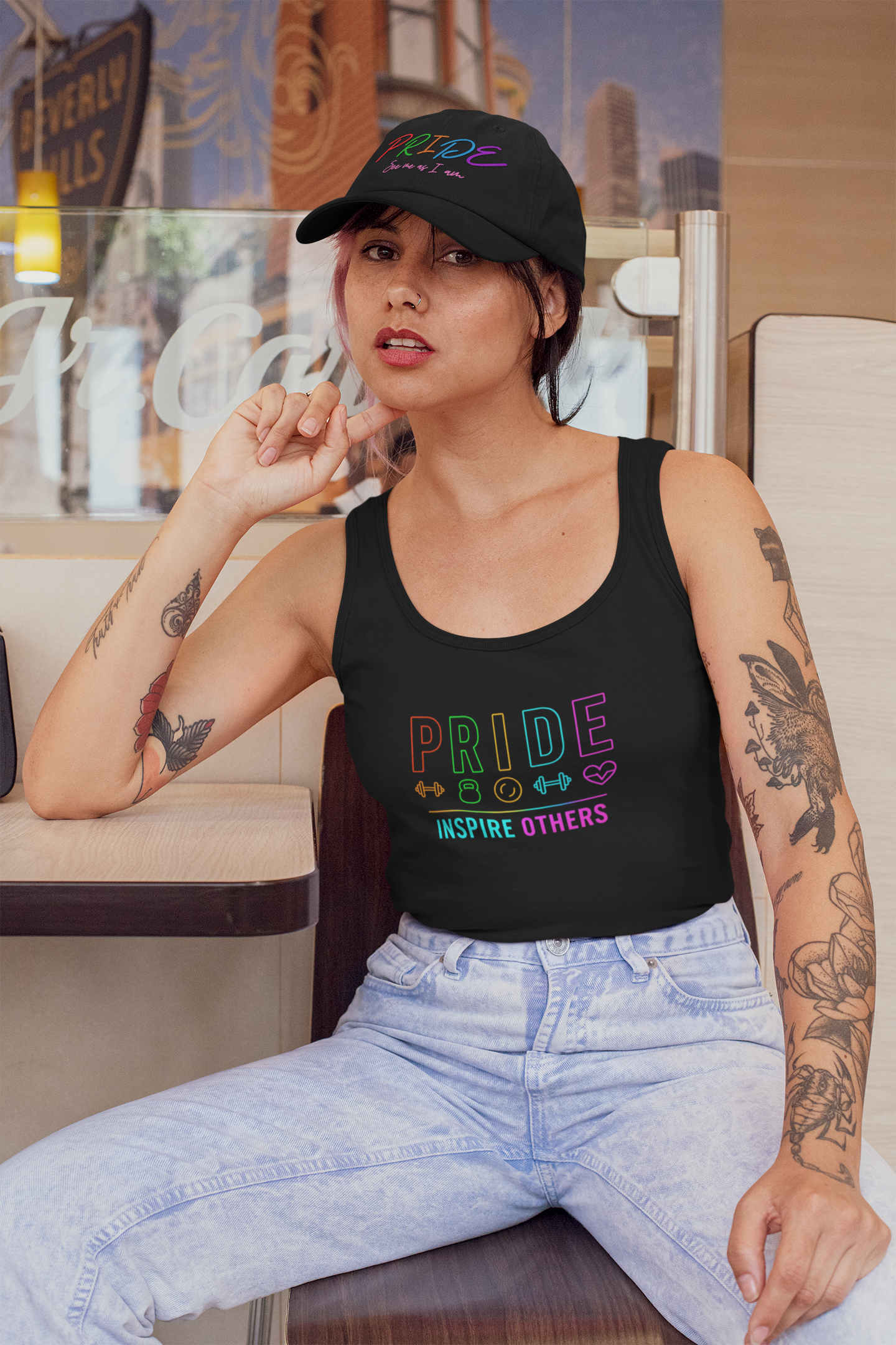 Pride Inspire Others Tank Top | Unisex LGBTQ+ Apparel & Festival Wear