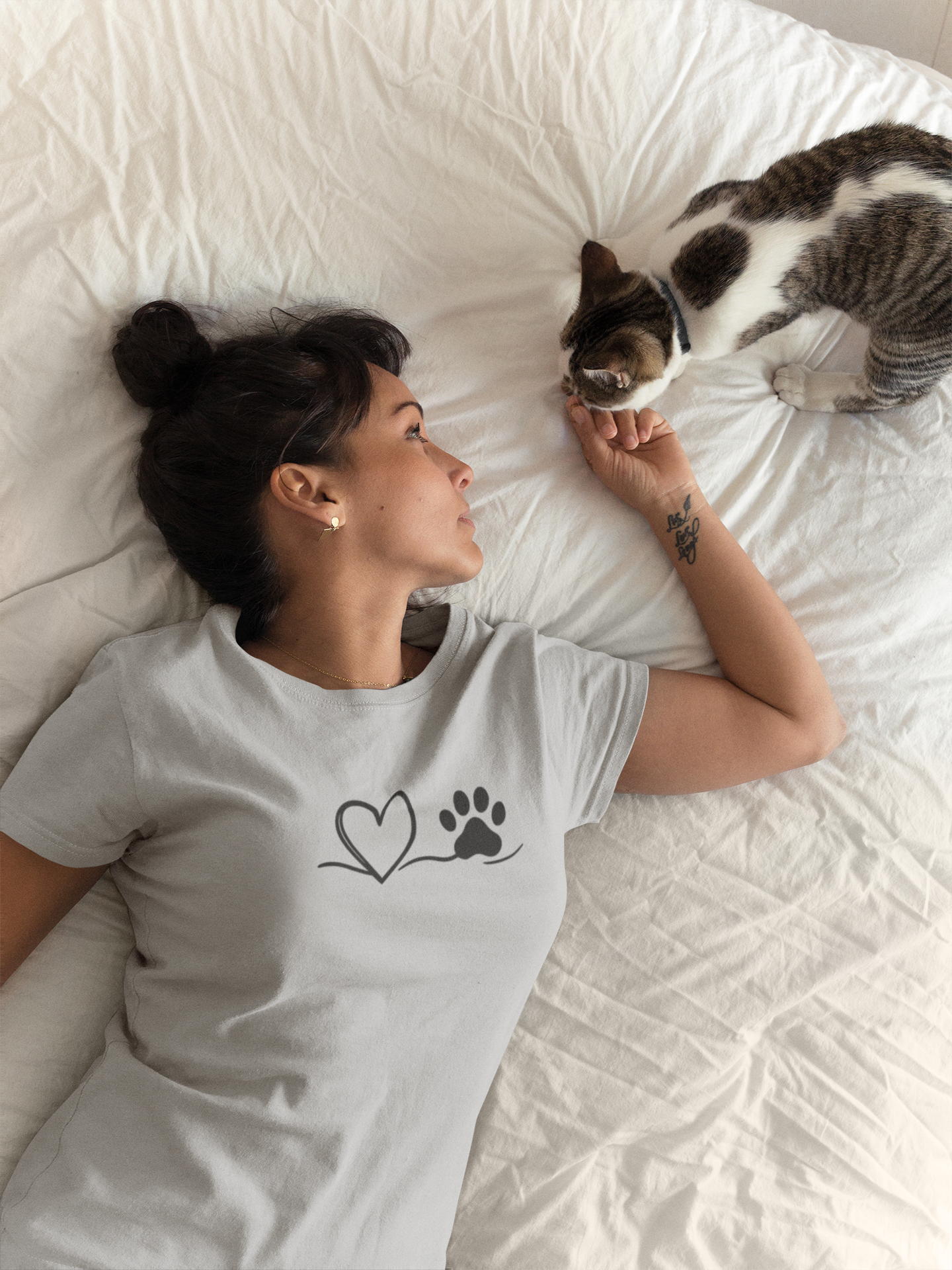 Pet Lover Heart T-Shirt | Unisex Dog Adoption Tee & Pet Owner Gift