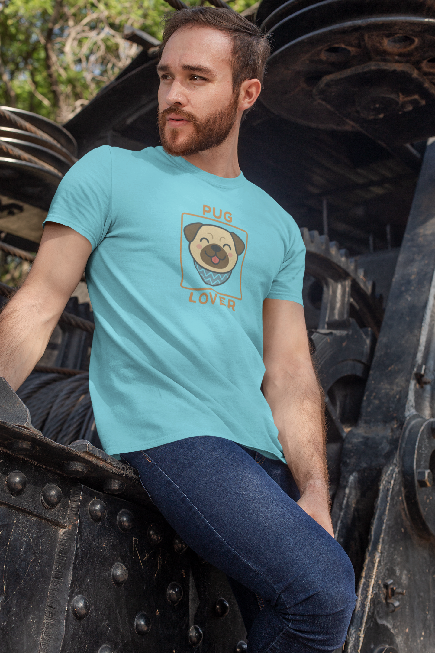 Pug Lover Unisex T-Shirt | Cute Dog Graphic & Pet Owner Gift