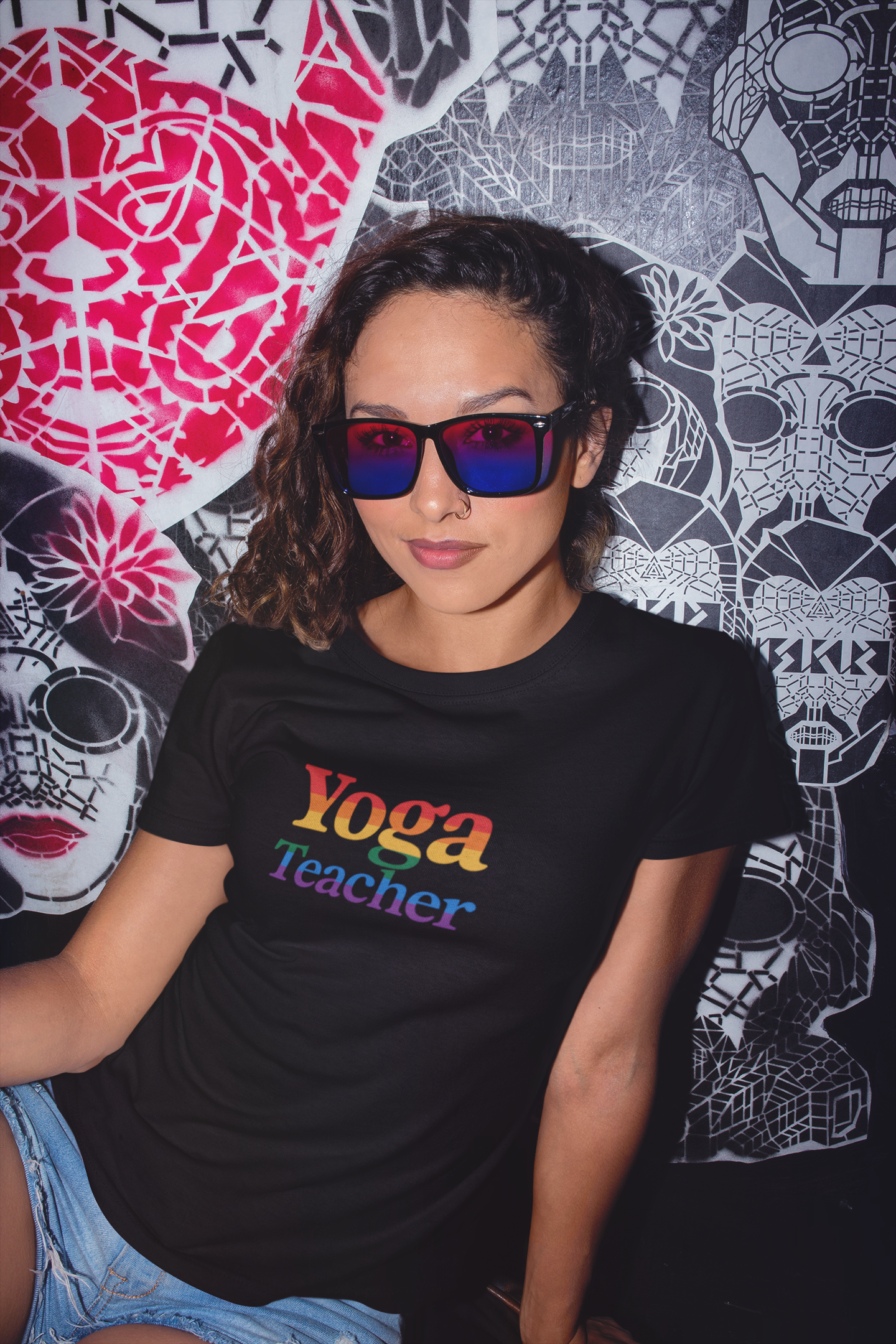 Pride LGBTQ Yoga Teacher Tee: Unisex Yoga Instructor Gift