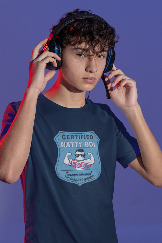Certified Natty Boi Unisex Tee - Fun Graphic T-Shirt for Casual Wear