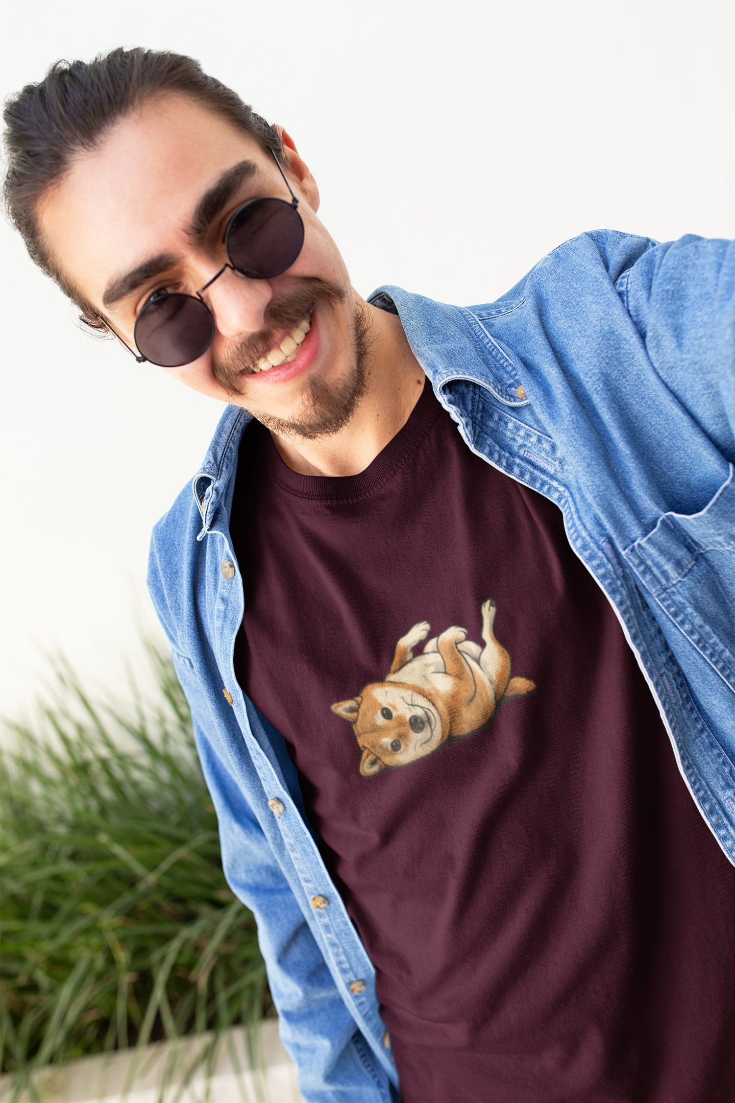 Playful Shiba Inu T-Shirt | Cute Dog Lover Gift | Funny Kawaii Pet Owner Apparel | Unisex Shiba Inu Mom/Dad Tee