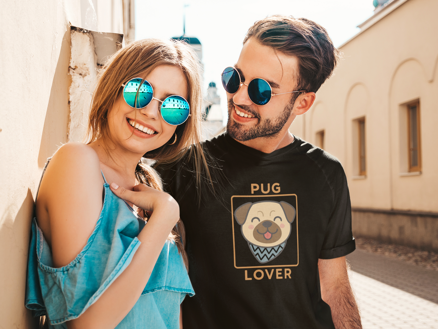 Pug Lover Unisex T-Shirt | Cute Dog Graphic & Pet Owner Gift