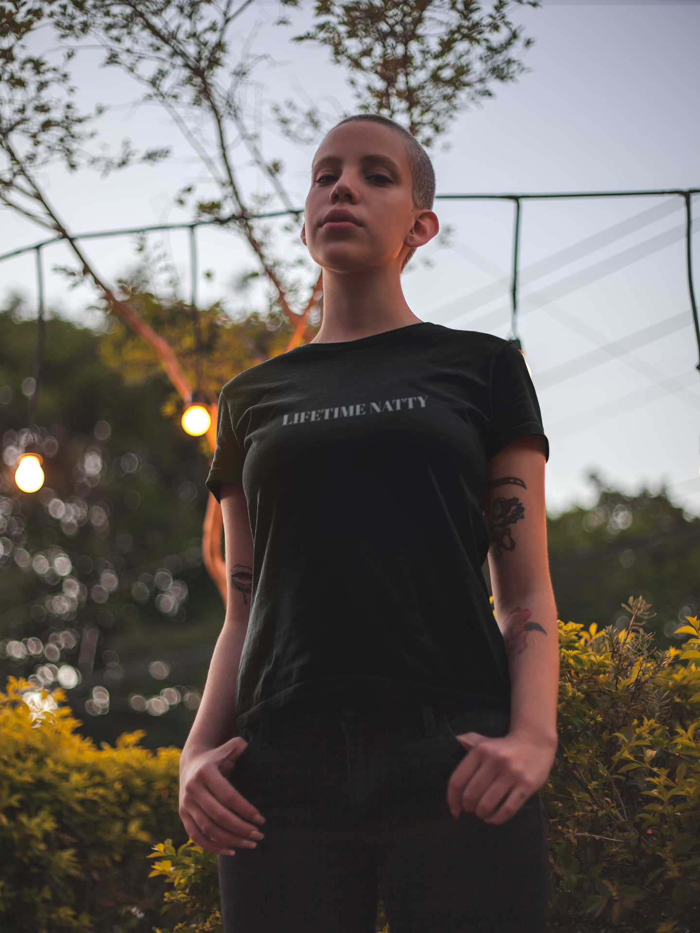 Embroidered Lifetime Nitty Minimalist Graphic Tee
