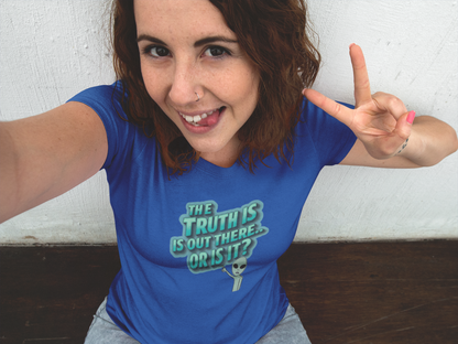 Funny Alien T-Shirt | "The Truth Is Out There" Unisex Sci-Fi Tee