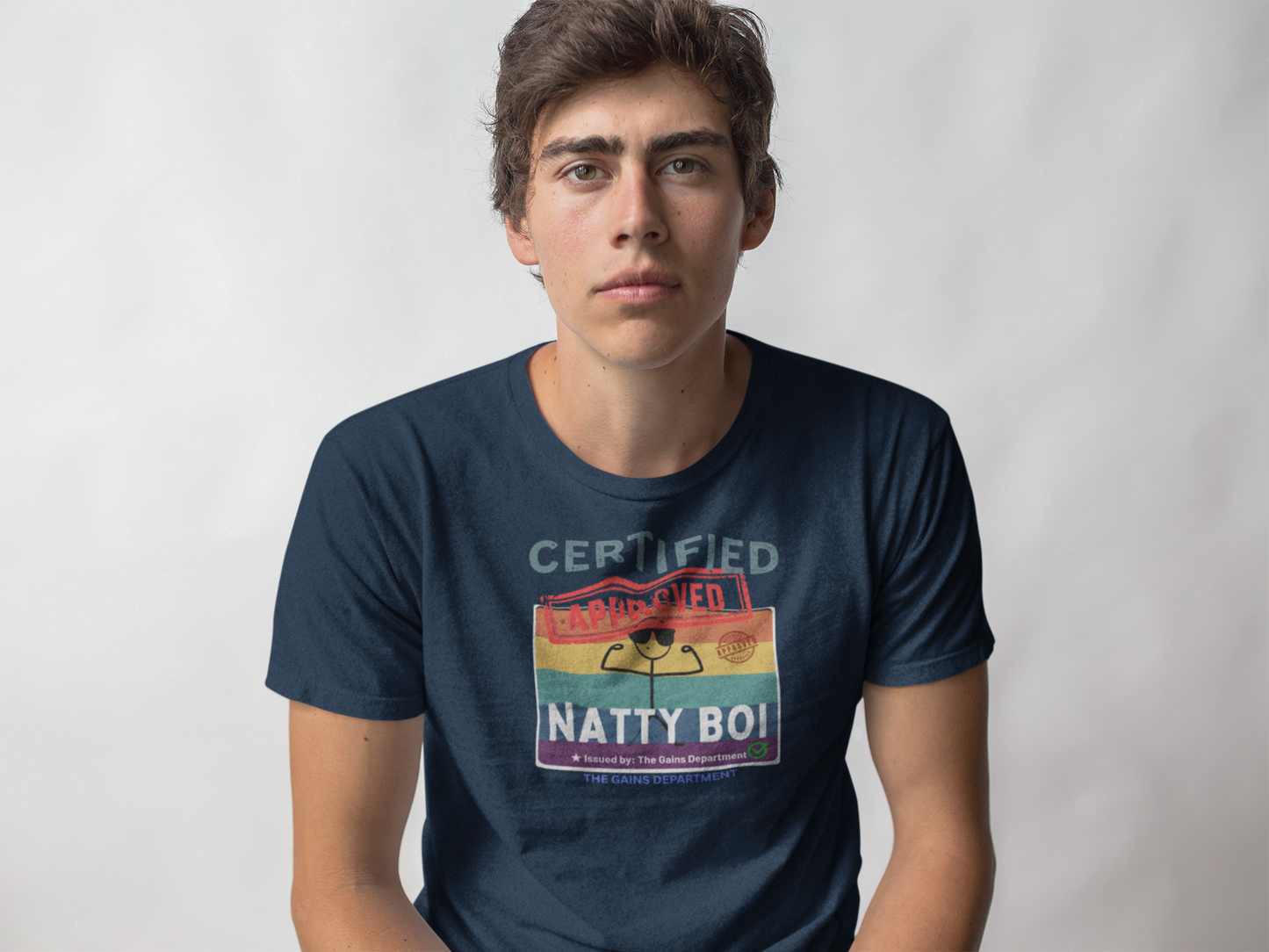 Certified Natty Boi Unisex Tee - Funny Gym Shirt for Fitness Lovers