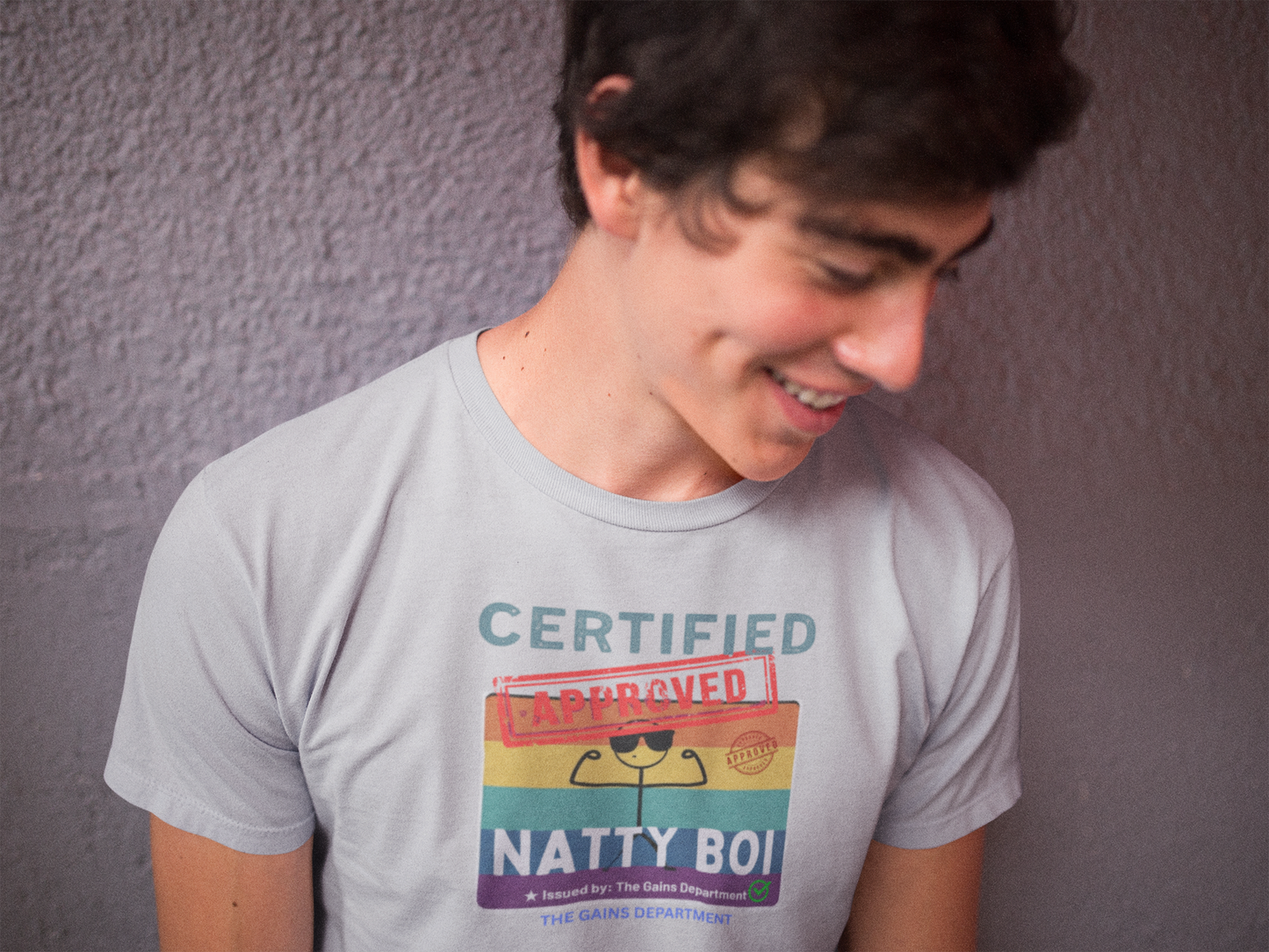 Certified Natty Boi Unisex Tee - Funny Gym Shirt for Fitness Lovers