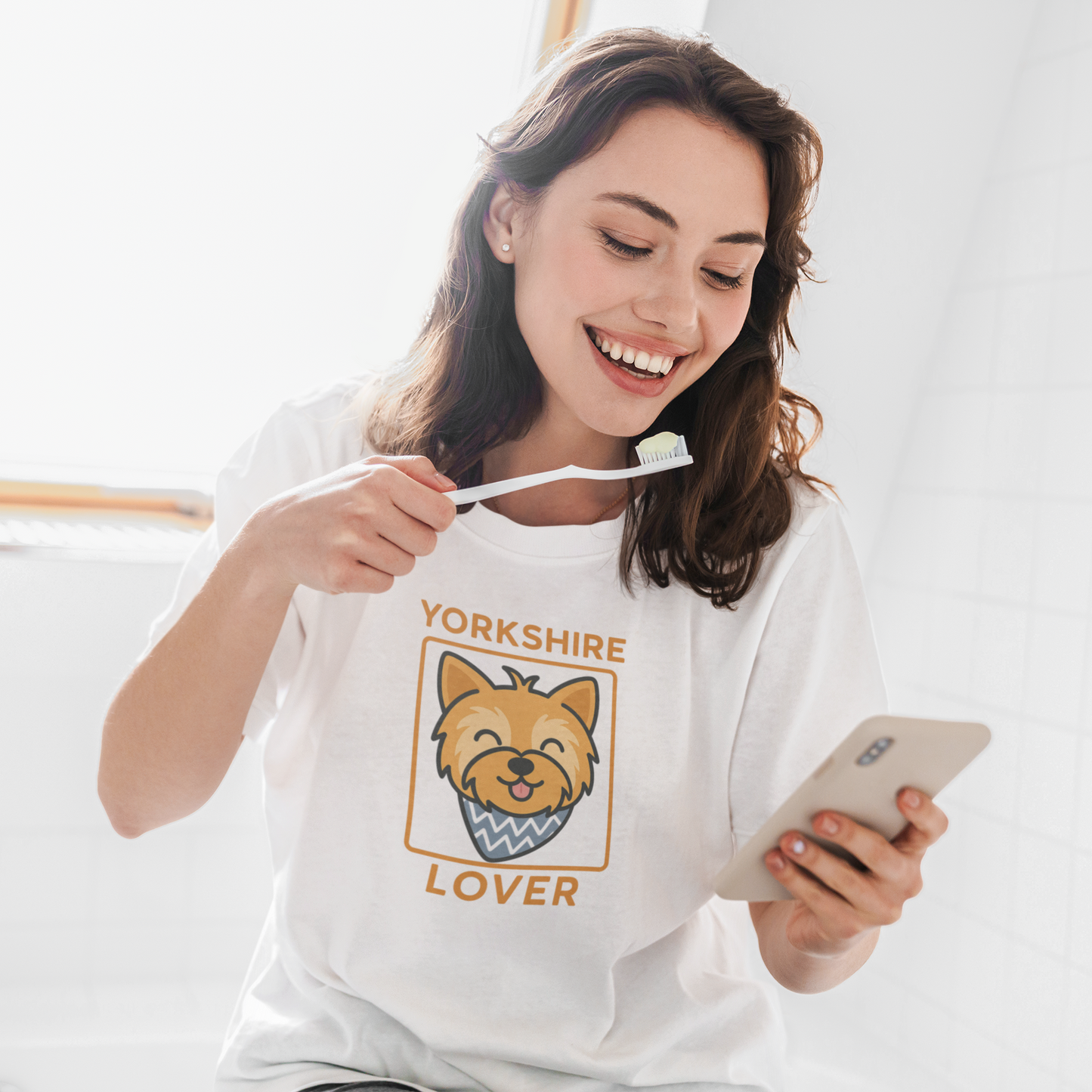 Yorkshire Terrier T-Shirt | Funny Dog Lover Gift & Pet Owner Tee