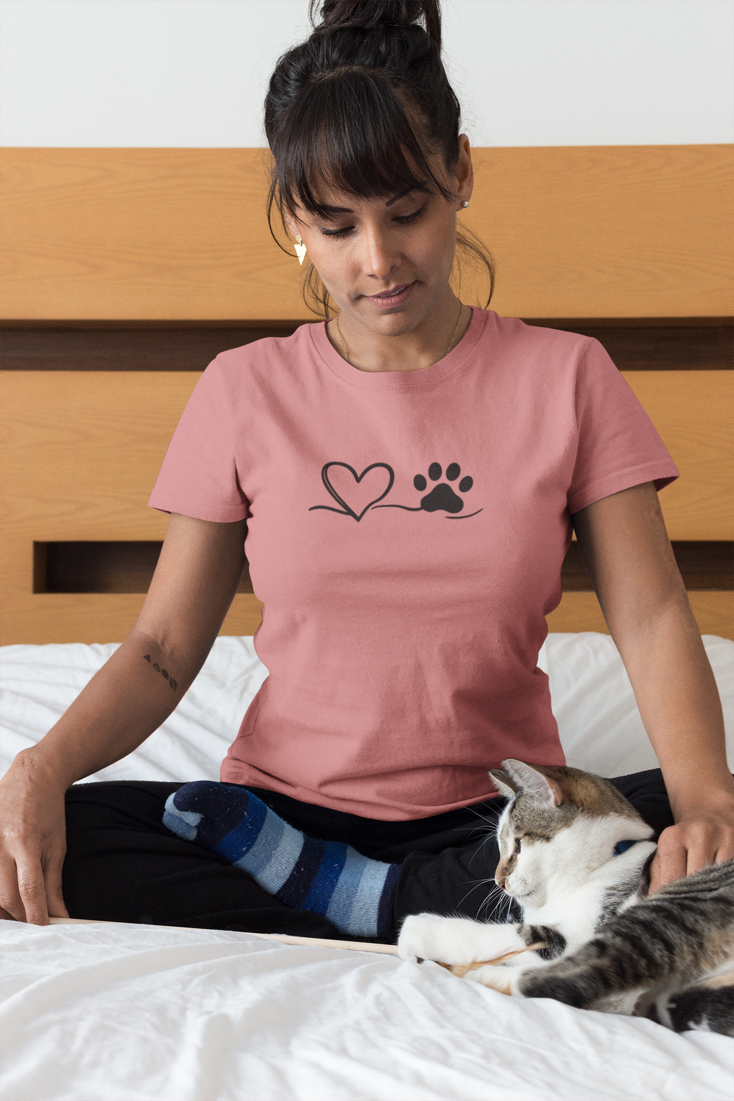 Pet Lover Heart T-Shirt | Unisex Dog Adoption Tee & Pet Owner Gift