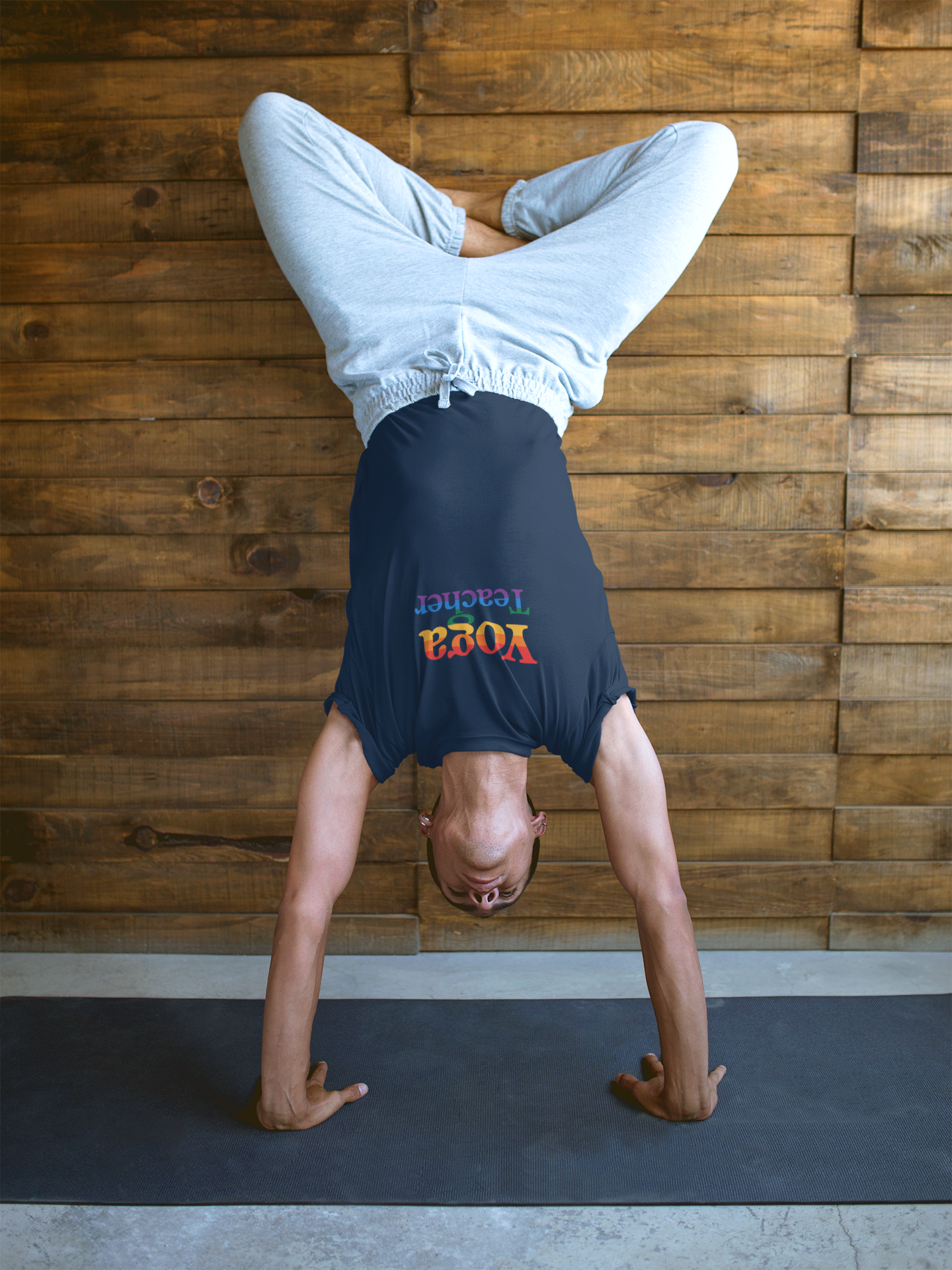 Pride LGBTQ Yoga Teacher Tee: Unisex Yoga Instructor Gift
